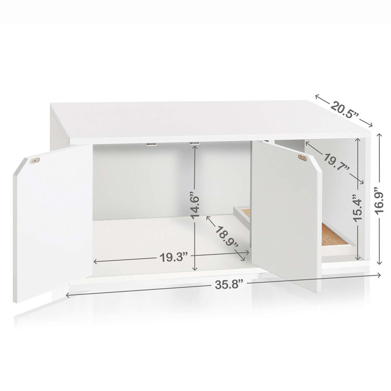 Archie & Oscar™ Kells zBoard Paperboard Litter Box Enclosure & Reviews